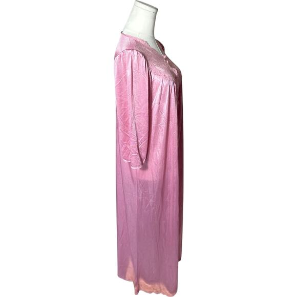 Ethereal Pink Vintage Nightgown – Cottagecore, Fairycore, & Romantic boudoir 216 - Picture 4 of 8